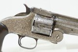 ENGRAVED & LETTERED Antique SMITH & WESSON No. 3 “AMERICAN” SA HOLSTER RIG
.44 S&W “AMERICAN” Caliber with WALNUT GRIP - 21 of 25