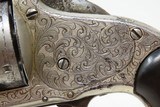 ENGRAVED & LETTERED Antique SMITH & WESSON No. 3 “AMERICAN” SA HOLSTER RIG
.44 S&W “AMERICAN” Caliber with WALNUT GRIP - 6 of 25