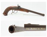 ENGRAVED & GOLD INLAID Antique JOS. ZEILLER .47 Percussion DUELING Pistol
Mid-1800s “JOS. In WIEN” Marked Belt Pistol VIENNA - 1 of 20