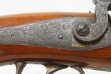 ENGRAVED & GOLD INLAID Antique JOS. ZEILLER .47 Percussion DUELING Pistol
Mid-1800s “JOS. In WIEN” Marked Belt Pistol VIENNA - 6 of 20