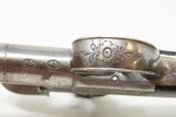 Cased PAIR of ENGRAVED Antique GRICE FLINTLOCK Pistols SILVER Wire INLAID Matching Brace of BOXLOCKS with ACCESSORIES - 19 of 25