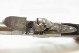 Cased PAIR of ENGRAVED Antique GRICE FLINTLOCK Pistols SILVER Wire INLAID Matching Brace of BOXLOCKS with ACCESSORIES - 8 of 25