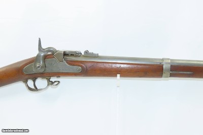 MERIDEN Mfg. Company MILLER CONVERSION U.S. M1861 .58 Rimfire Rifle-MUSKET 1864 Dated Antique PARKERS, SNOW & CO. Breech Loader - Image 5 of 20