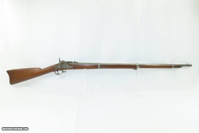 MERIDEN Mfg. Company MILLER CONVERSION U.S. M1861 .58 Rimfire Rifle-MUSKET 1864 Dated Antique PARKERS, SNOW & CO. Breech Loader - Image 3 of 20