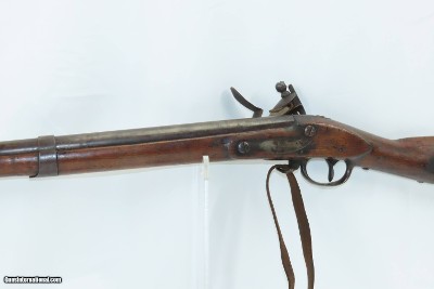 Antique WAR of 1812 U.S. M1795 Type FLINTLOCK Musket PERIOD LEATHER SLINGLate 18th/Early 19th Century CONTRACT MUSKET - Image 15 of 18