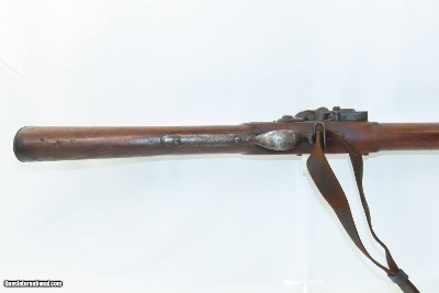 Antique WAR of 1812 U.S. M1795 Type FLINTLOCK Musket PERIOD LEATHER SLINGLate 18th/Early 19th Century CONTRACT MUSKET - Image 7 of 18