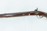 ENGRAVED Antique HENRY DERINGER of PHILADELPHIA Half-Stock LONG RIFLE .28
Octagonal Barrel, Single Trigger, Patchbox - 5 of 20