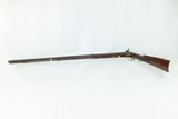 ENGRAVED Antique HENRY DERINGER of PHILADELPHIA Half-Stock LONG RIFLE .28
Octagonal Barrel, Single Trigger, Patchbox - 3 of 20