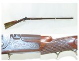 ENGRAVED Antique HENRY DERINGER of PHILADELPHIA Half-Stock LONG RIFLE .28
Octagonal Barrel, Single Trigger, Patchbox - 18 of 20