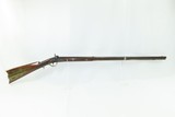 ENGRAVED Antique HENRY DERINGER of PHILADELPHIA Half-Stock LONG RIFLE .28
Octagonal Barrel, Single Trigger, Patchbox - 8 of 20