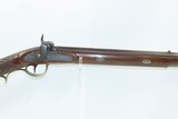 ENGRAVED Antique HENRY DERINGER of PHILADELPHIA Half-Stock LONG RIFLE .28
Octagonal Barrel, Single Trigger, Patchbox - 14 of 20