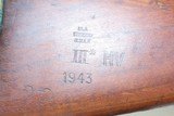 1942 Dated WORLD WAR 2 AUSSIE LITHGOW SMLE No. 1 Mk. III* Rifle .303 C&R
Primary INFANTRY WEAPON of the BRITISH EMPIRE - 6 of 22