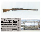 1894 Antique STEYR GERMAN CONTRACT 8mm GEWEHR 88 Bolt Action MILITARY Rifle Model 1888 COMMISSION RIFLE! - 1 of 25