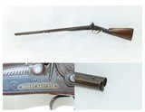 ENGRAVED & GOLD INLAID Antique French GOSSET Perc. SIDE by SIDE DB Shotgun
By Renowned French Gunmaker LOUIS-MARIN GOSSET