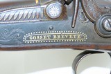 ENGRAVED & GOLD INLAID Antique French GOSSET Perc. SIDE by SIDE DB Shotgun
By Renowned French Gunmaker LOUIS-MARIN GOSSET - 6 of 23