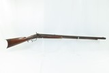 Antique AMERICAN Half-Stock Percussion BACK ACTION Rifle w/REMINGTON BARREL Engraved PLAINS Type HUNTING/HOMESTEAD Rifle - 2 of 18