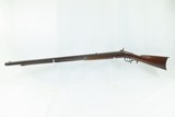 Antique AMERICAN Half-Stock Percussion BACK ACTION Rifle w/REMINGTON BARREL Engraved PLAINS Type HUNTING/HOMESTEAD Rifle - 13 of 18