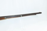 Antique AMERICAN Half-Stock Percussion BACK ACTION Rifle w/REMINGTON BARREL Engraved PLAINS Type HUNTING/HOMESTEAD Rifle - 5 of 18