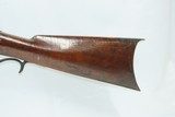 Antique AMERICAN Half-Stock Percussion BACK ACTION Rifle w/REMINGTON BARREL Engraved PLAINS Type HUNTING/HOMESTEAD Rifle - 14 of 18