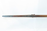 Antique AMERICAN Half-Stock Percussion BACK ACTION Rifle w/REMINGTON BARREL Engraved PLAINS Type HUNTING/HOMESTEAD Rifle - 6 of 18