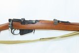 c1926 WORLD WAR 2 Era LITHGOW Short Magazine Lee-Enfield No. 1 Mk. III* C&R Primary Firearm of the BRITISH EMPIRE with SLING - 17 of 21