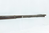 Antique WHITNEY US M1816/22 Musket BRASS TACK DECORATED CANOE GUN A Hard-Use, Altered Percussion Necessity Musket - 5 of 20