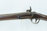 Antique WHITNEY US M1816/22 Musket BRASS TACK DECORATED CANOE GUN A Hard-Use, Altered Percussion Necessity Musket - 17 of 20