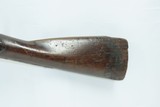 Antique WHITNEY US M1816/22 Musket BRASS TACK DECORATED CANOE GUN A Hard-Use, Altered Percussion Necessity Musket - 16 of 20