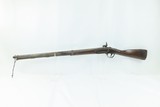 Antique WHITNEY US M1816/22 Musket BRASS TACK DECORATED CANOE GUN A Hard-Use, Altered Percussion Necessity Musket - 15 of 20