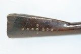 Antique WHITNEY US M1816/22 Musket BRASS TACK DECORATED CANOE GUN A Hard-Use, Altered Percussion Necessity Musket - 3 of 20