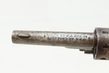 1874 mfg. Antique COLT “Open Top” .22 RF Self Defense SA POCKET RevolverColt’s Answer to Smith & Wesson’s No. 1 Revolver - 9 of 17