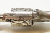 ENGRAVED Antique LEE ARMS COMPANY “RED JACKET” No. 3 Spur Trigger Revolver Wild West Sidearm with PEARL GRIPS! - 11 of 16