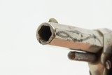 ENGRAVED Antique LEE ARMS COMPANY “RED JACKET” No. 3 Spur Trigger Revolver Wild West Sidearm with PEARL GRIPS! - 9 of 16