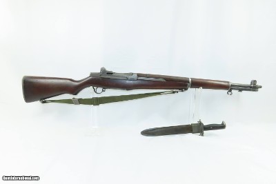1956 mfg. Harrington & Richardson U.S. M1 GARAND .30-06 Rifle C&R w/BAYONET With BAYONET, WEB SLING, and SHEATH - Image 11 of 20
