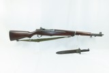 1956 mfg. Harrington & Richardson U.S. M1 GARAND .30-06 Rifle C&R w/BAYONET With BAYONET, WEB SLING, and SHEATH - 10 of 20