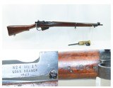 WORLD WAR II Era LONG BRANCH Enfield No. 4 Mk1* C&R Canadian Rifle BAYONET
With BAYONET, METAL SCABBARD, & CANVAS FROG