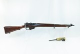 WORLD WAR II Era LONG BRANCH Enfield No. 4 Mk1* C&R Canadian Rifle BAYONET
With BAYONET, METAL SCABBARD, & CANVAS FROG - 21 of 21