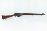 WORLD WAR II Era LONG BRANCH Enfield No. 4 Mk1* C&R Canadian Rifle BAYONET
With BAYONET, METAL SCABBARD, & CANVAS FROG - 2 of 21