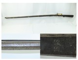 MASSIVE 1700s Antique Indian TORADAR MATCHLOCK RIFLED Musket HAND CANNON
Mughal Empire Indian with LONG 50-3/8 Inch Barrel