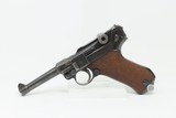 World War II German Mauser s/42 Code “1937” Date Luger P08 Pistol 9x19mmC&R DROOP EAGLE/63 Proofed THIRD REICH 9mm Semi-Auto - 2 of 23