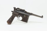 Pre-World War II MAUSER M1896 “BOLO” 7.63x25mm BROOMHANDLE Pistol C&R
Made Famous by the BOLSHEVIKS - 23 of 25