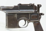 Pre-World War II MAUSER M1896 “BOLO” 7.63x25mm BROOMHANDLE Pistol C&R
Made Famous by the BOLSHEVIKS - 4 of 25