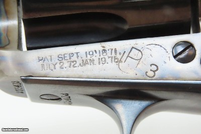 1906 mfg. COLT Single Action Army “PEACEMAKER” .38 SPECIAL C&R RevolverVery Nice FIRST GENERATION Colt 6-Shooter - Image 6 of 20