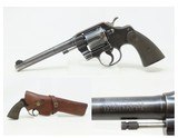 COLT “OFFICIAL POLICE” .22 LR Double Action TARGET Revolver w/HOLSTER C&RPolice, U.S. Military, and Sportsman’s Revolver - 1 of 22