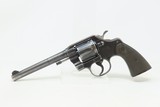 COLT “OFFICIAL POLICE” .22 LR Double Action TARGET Revolver w/HOLSTER C&RPolice, U.S. Military, and Sportsman’s Revolver - 5 of 22