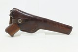 1918 COLT PRE-WOODSMAN .22 LR RF Semi-Automatic TARGET Pistol C&R w/HOLSTER TARGET MODEL First Series of WOODSMAN PISTOLS - 2 of 23