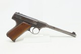 1918 COLT PRE-WOODSMAN .22 LR RF Semi-Automatic TARGET Pistol C&R w/HOLSTER TARGET MODEL First Series of WOODSMAN PISTOLS - 20 of 23