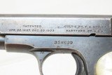 1920 mfr MOTHER OF PEARL COLT Model 1903 PISTOL .32 ACP 7.65mm GANGSTER C&R BONNIE & CLYDE / CAPONE / DILLINGER Pocket Pistol - 7 of 19