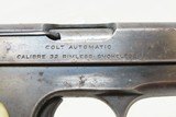 1920 mfr MOTHER OF PEARL COLT Model 1903 PISTOL .32 ACP 7.65mm GANGSTER C&R BONNIE & CLYDE / CAPONE / DILLINGER Pocket Pistol - 15 of 19