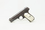 1920 mfr MOTHER OF PEARL COLT Model 1903 PISTOL .32 ACP 7.65mm GANGSTER C&R BONNIE & CLYDE / CAPONE / DILLINGER Pocket Pistol - 2 of 19